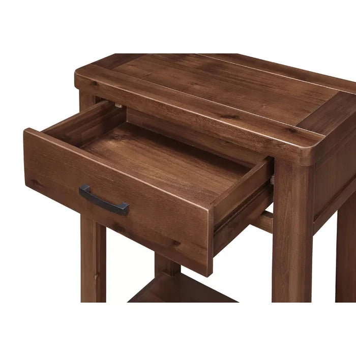 Aleksi  Solid Wood Console Table Ouch Cart