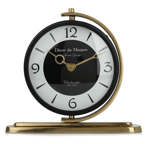 Aleksi Table clock Gold - Ouch Cart