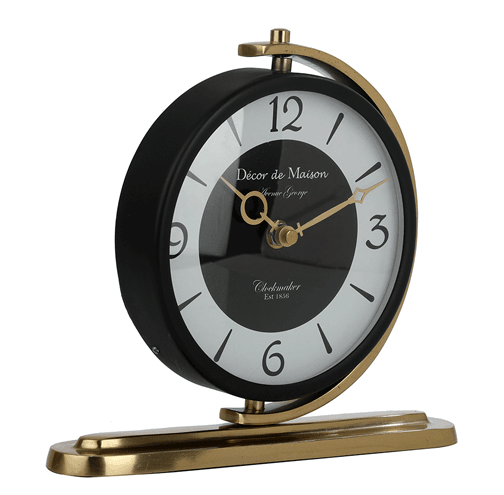 Aleksi Table clock Gold - Ouch Cart