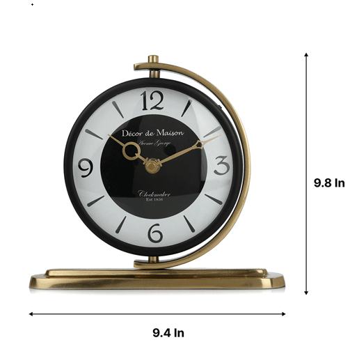 Aleksi Table clock Gold - Ouch Cart