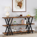 Allena'' Wooden And Iron Console Table - Ouch Cart