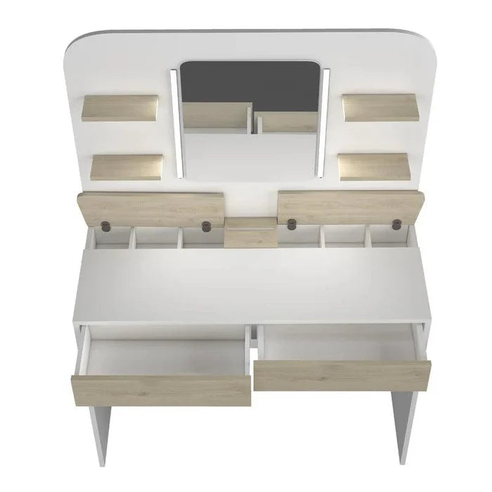 Alvaro Dressing Table with Mirror - Ouch Cart