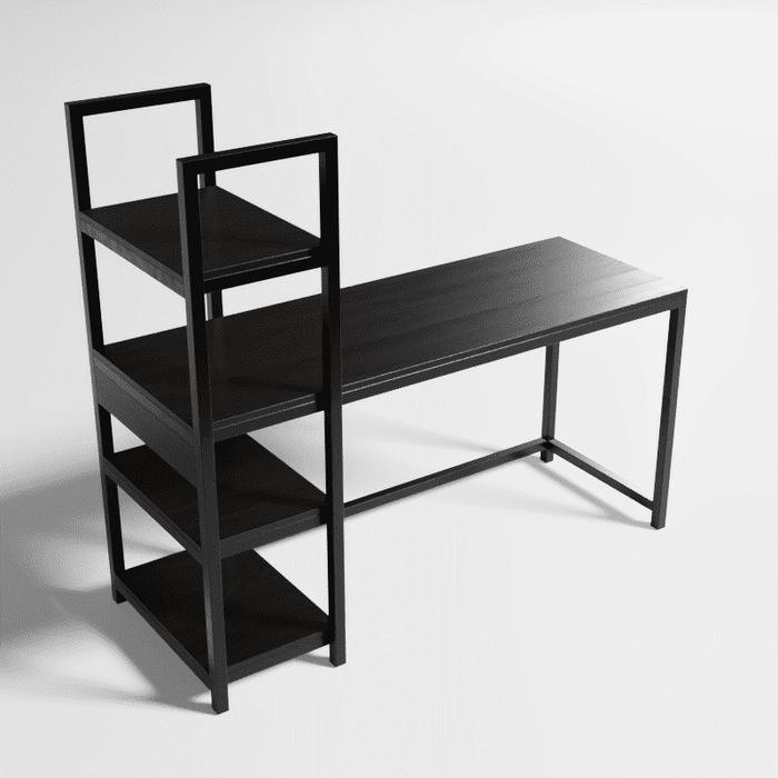 Alvin Study Table in Brown Color - Ouch Cart