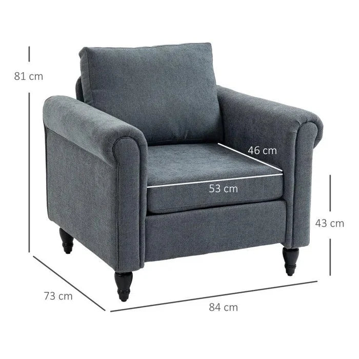 Amaani Wide Armchair - Ouch Cart