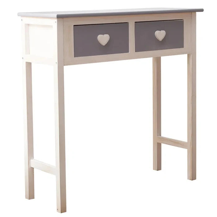 Amalia Solid Wood Console Table ouch cart