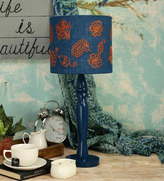 Ambi Motif on Jute Lamp - Ouch Cart