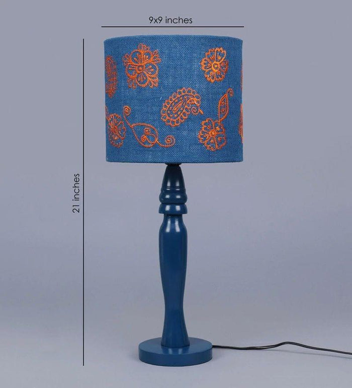 Ambi Motif on Jute Lamp - Ouch Cart