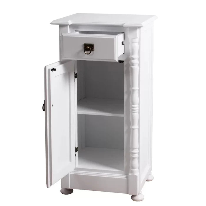 Amory  1 Drawer Bedside Table Ouch Cart