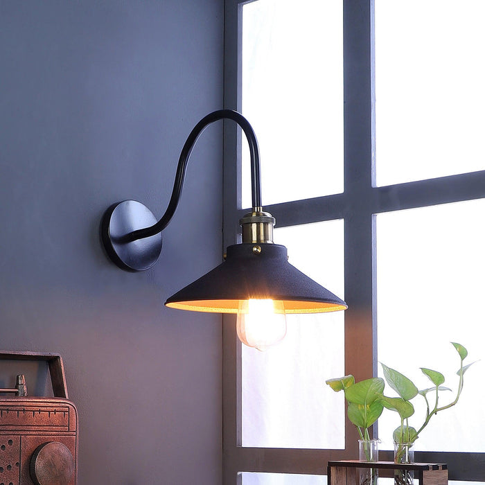 Ancient Black Metal Wall Light by SS Lightings - Ouch Cart