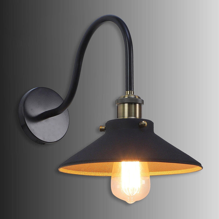 Ancient Black Metal Wall Light by SS Lightings - Ouch Cart