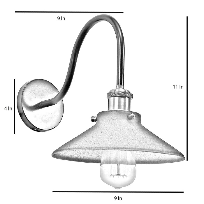 Ancient Black Metal Wall Light by SS Lightings - Ouch Cart