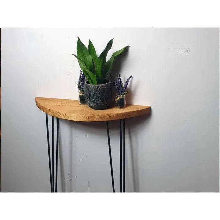Andrei  Solid Wood Top Console Table Ouch Cart
