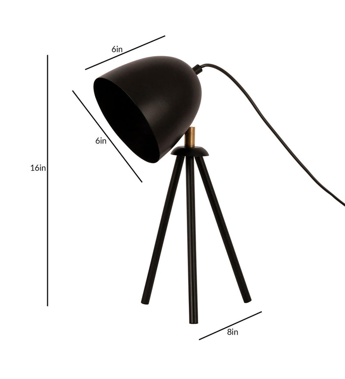 Anis Tripod Desk Lamp Black - Ouch Cart