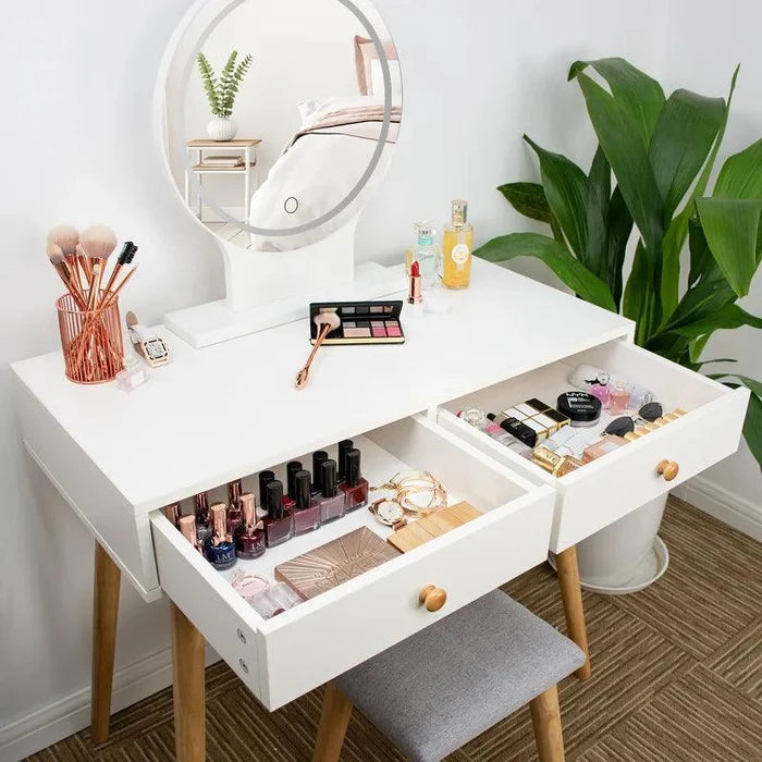 Anna Dressing Table with Mirror - Ouch Cart