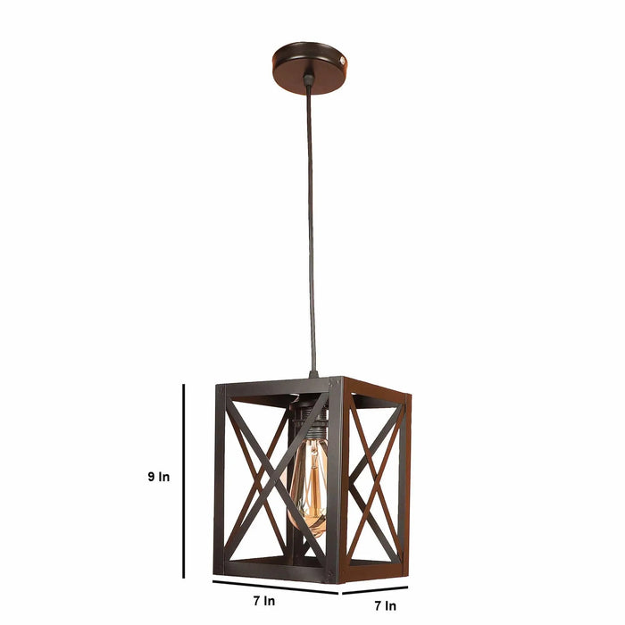 Antique Black Iron Cluster Hanging Lights - Ouch Cart