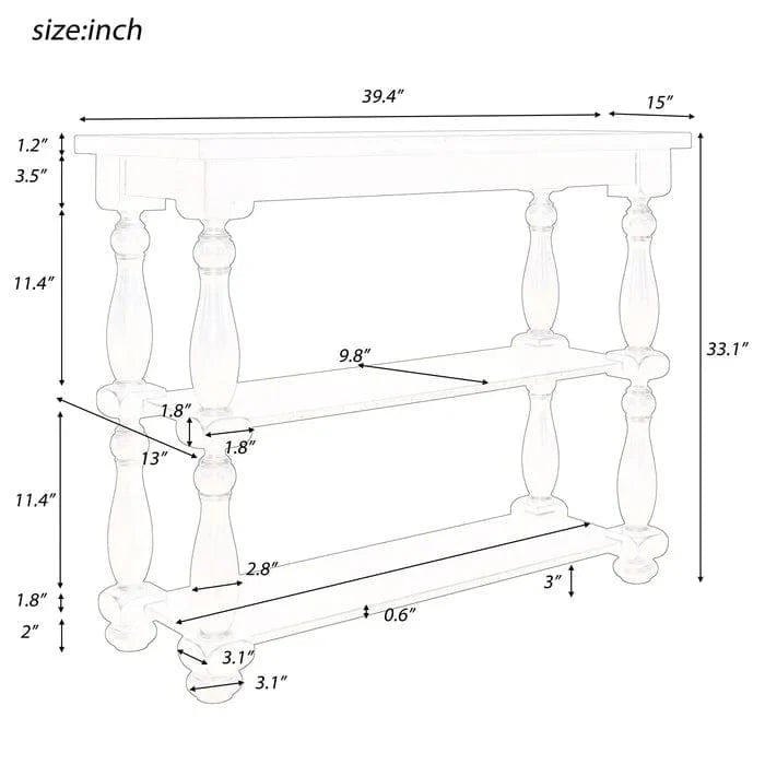 Antravion' Console Table - Ouch Cart