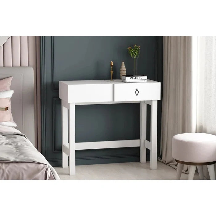Aoi Dressing Table with Mirror Ouch Cart