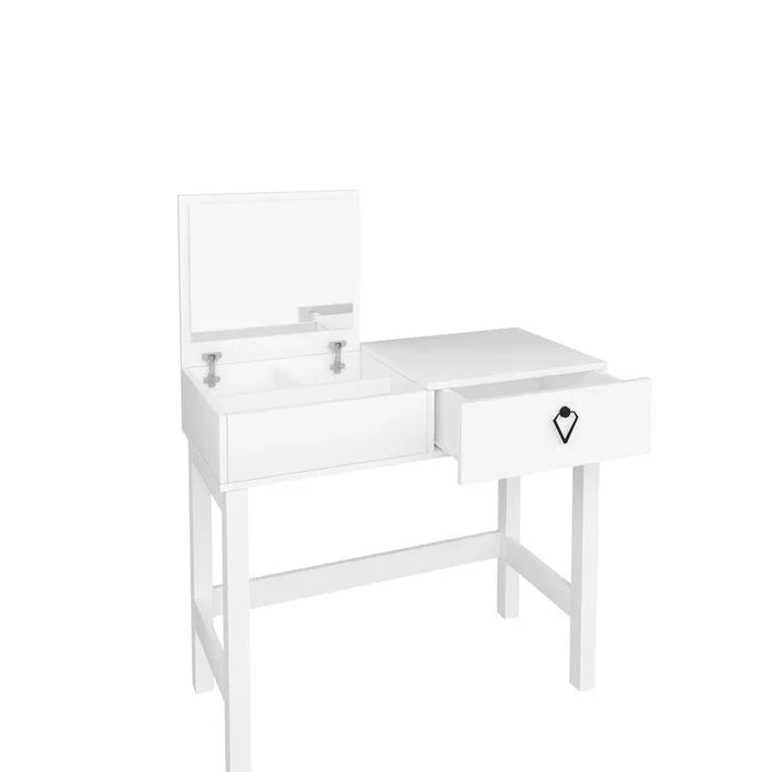 Aoi Dressing Table with Mirror Ouch Cart