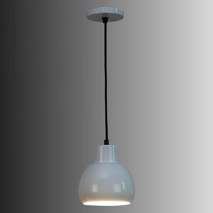 Apple White Metal Hanging Light by SS Lightings - Ouch Cart