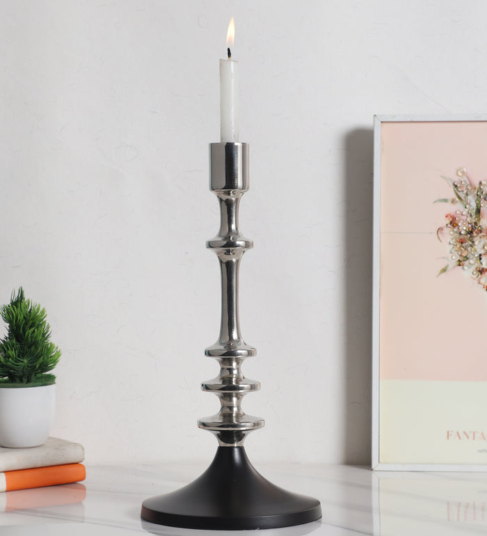 Aristea Silver Candle Holder Small  - OUCH CART