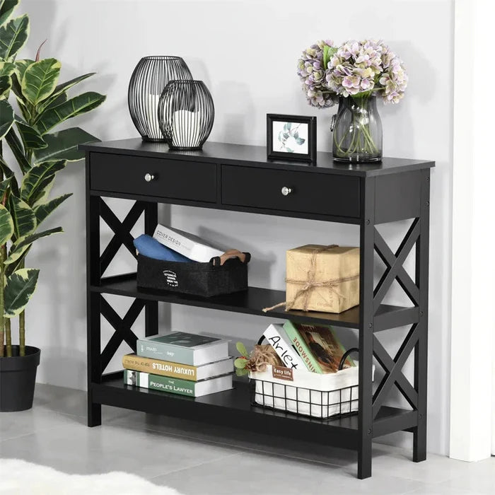 Arlo Unfinished Console Table Ouch Cart