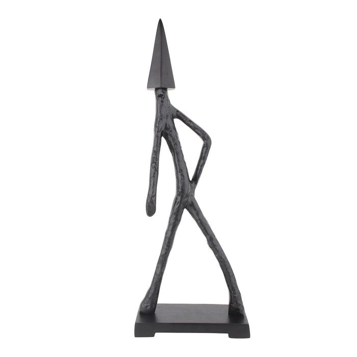Arrowed Being Sculpture in Black - Ouch Cart