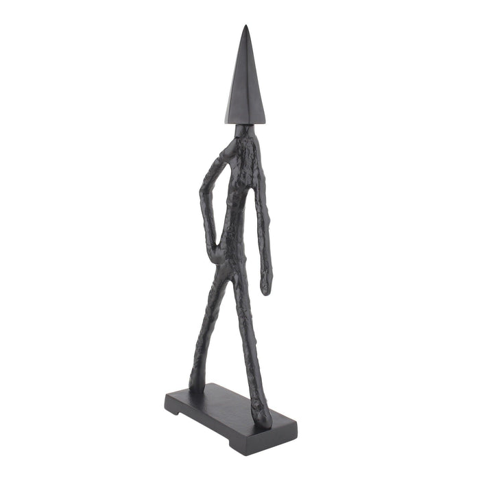 Arrowed Being Sculpture in Black - Ouch Cart