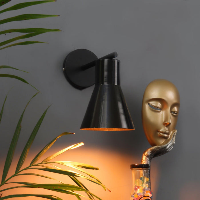 Art Deco Black Metal Wall Light By SS Lightings - Ouch Cart
