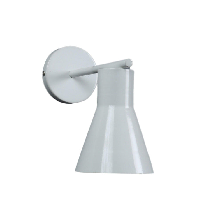 Art Deco White Metal Wall Light By SS Lightings - Ouch Cart