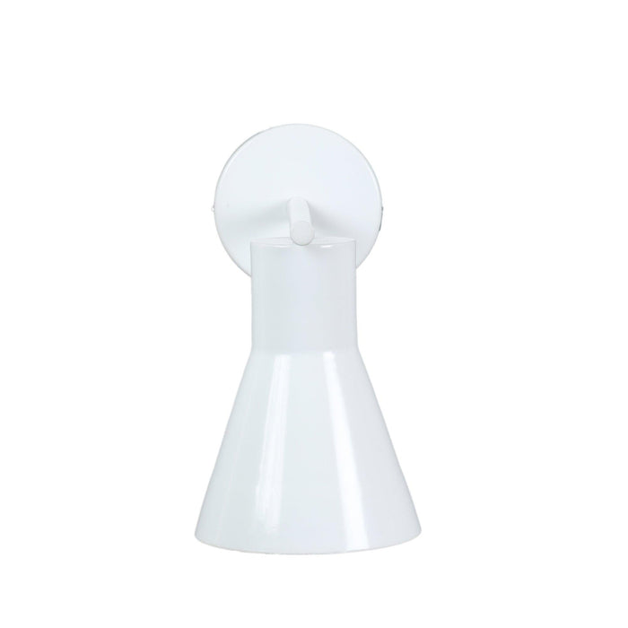 Art Deco White Metal Wall Light By SS Lightings - Ouch Cart