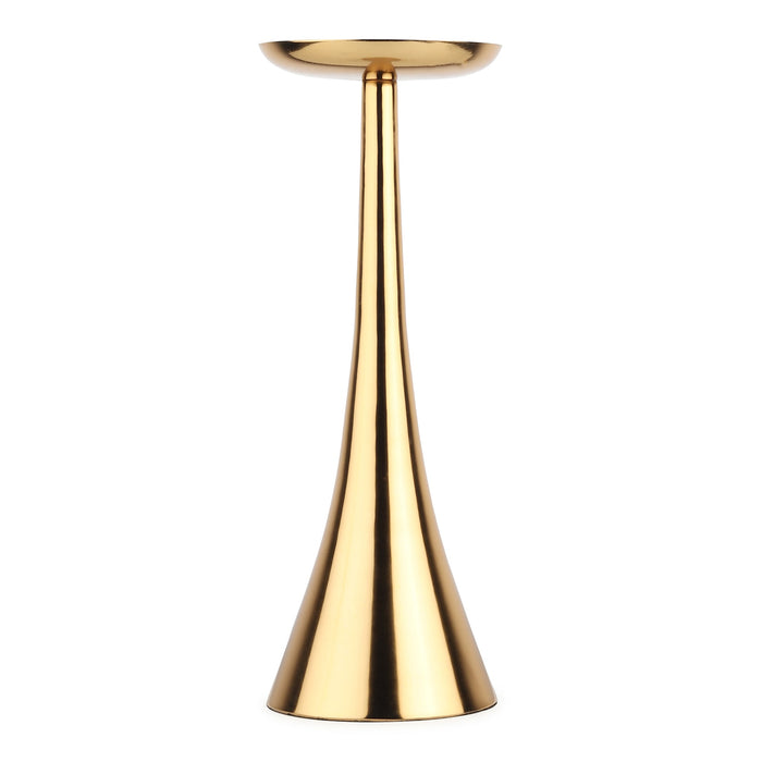 Aureus Tall Gold Pillar Candle Stand M.M.I. OVERSEAS