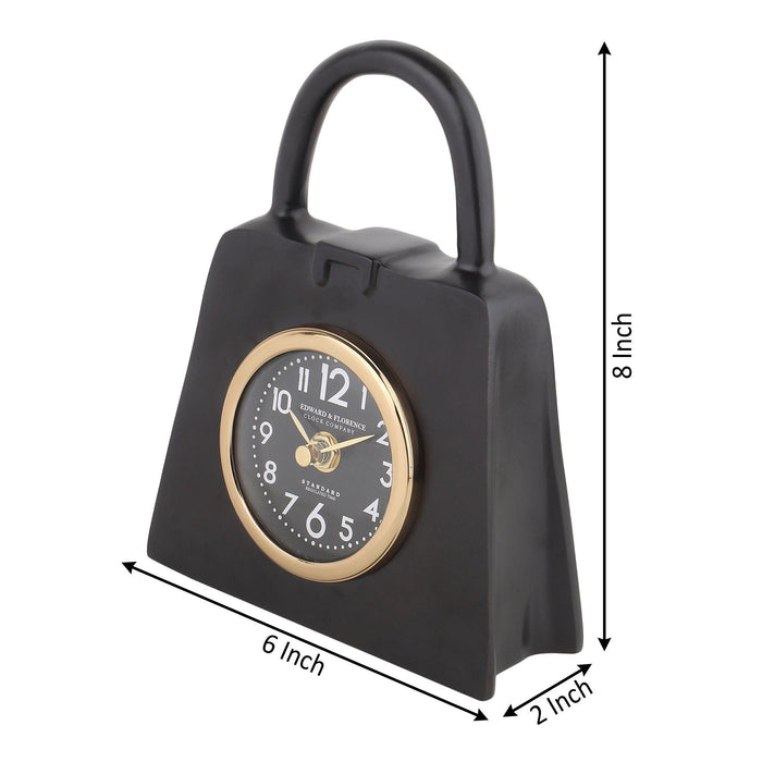 Bag of Time Table clock in Gold - Ouch Cart