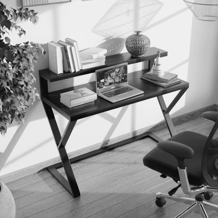 Bali Study Table in Brown Color - Ouch Cart