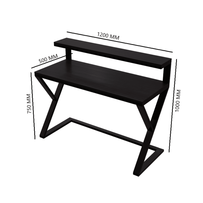Bali Study Table in Brown Color - Ouch Cart