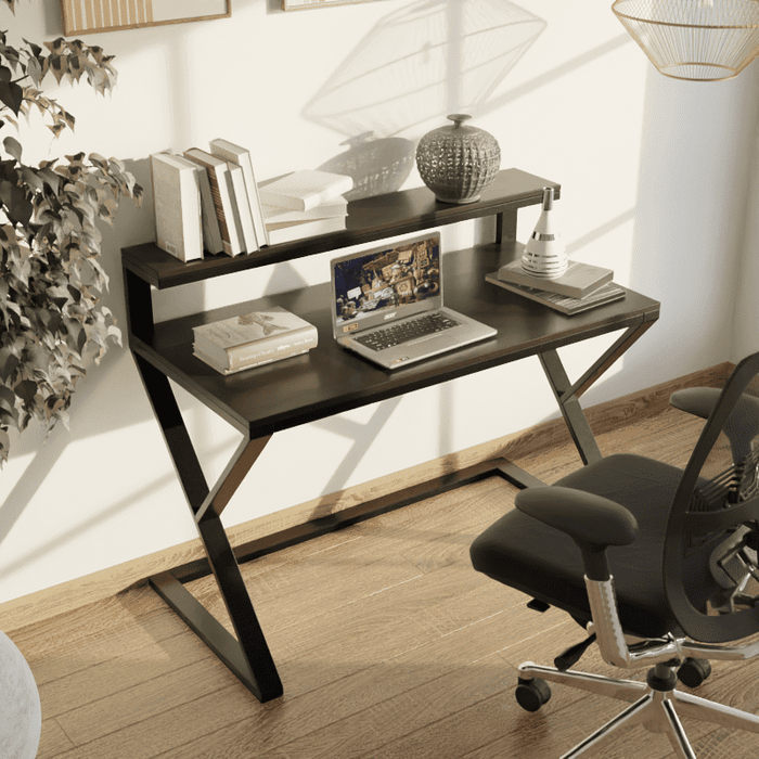 Bali Study Table in Brown Color - Ouch Cart