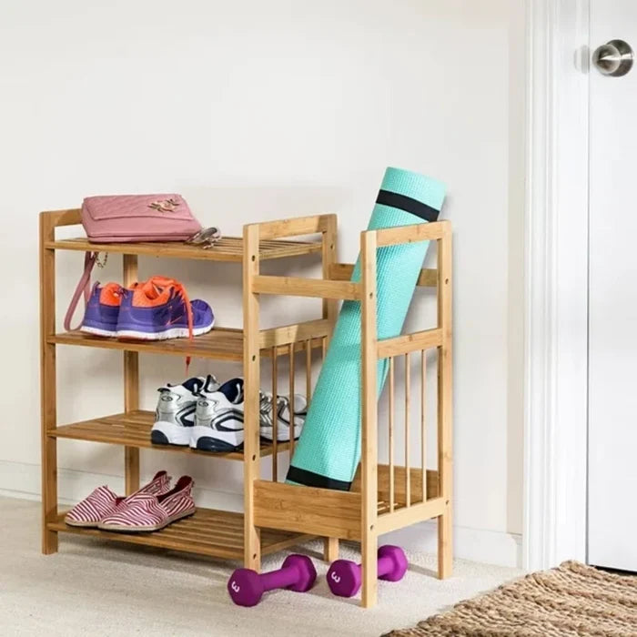 Bamboo Shoe Rack – Natural Finish