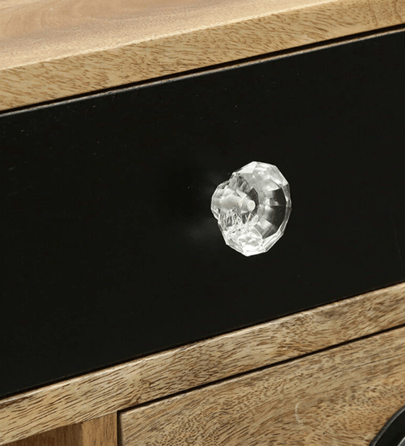 Beautiful Design Mango Wood Bedside chest with 3 Drawer Storage - Ouch Cart