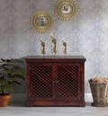 Beautiful Double Door Sheesham Wood console table - Ouch Cart
