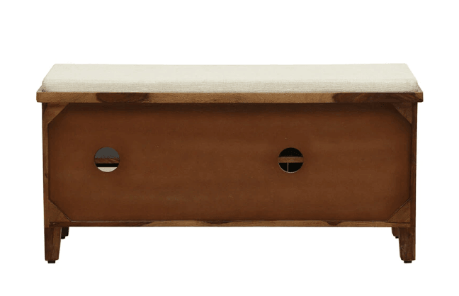 Beautiful Sheesham Wood Shoe Rack Cabinet - Ouch Cart