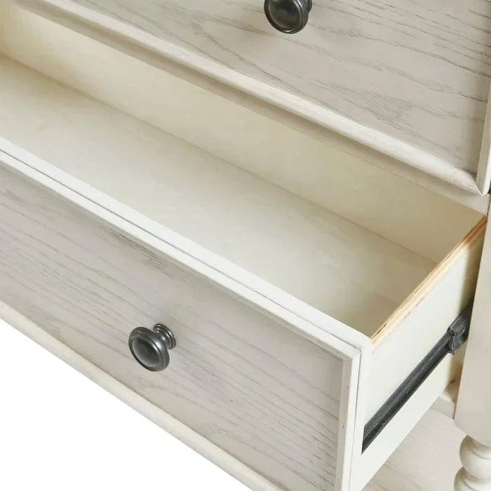 Beckett Solid Wood 2-Drawer Accent Chestv - Ouch Cart
