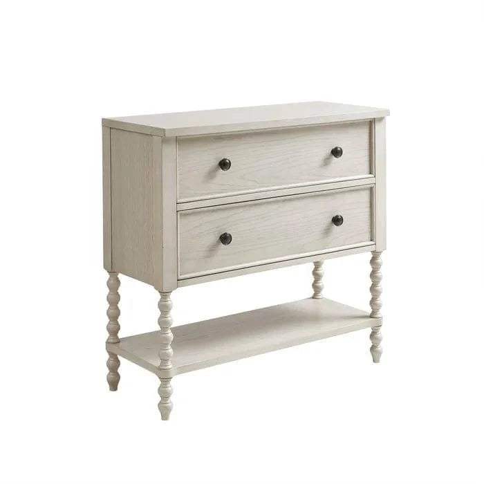 Beckett Solid Wood 2-Drawer Accent Chestv - Ouch Cart