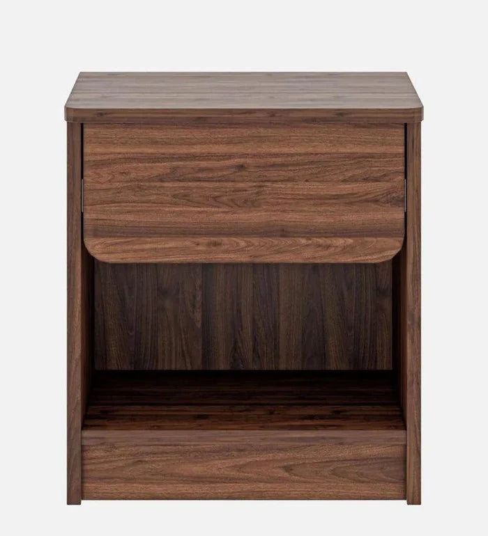 Bedside Table In Columbian Walnut Colour - Ouch Cart