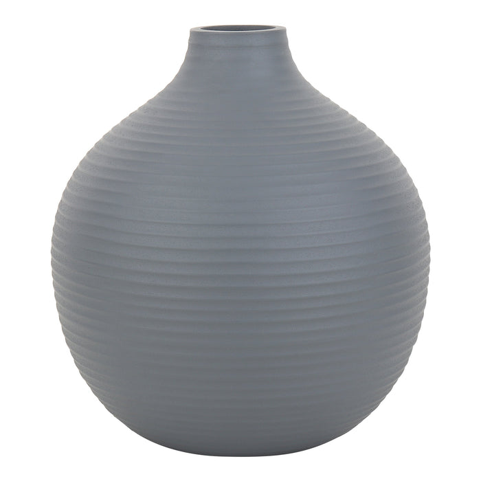 Bella Blue Enamel Vase M.M.I. OVERSEAS
