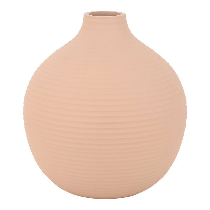 Bella Peach Enamel Vase M.M.I. OVERSEAS