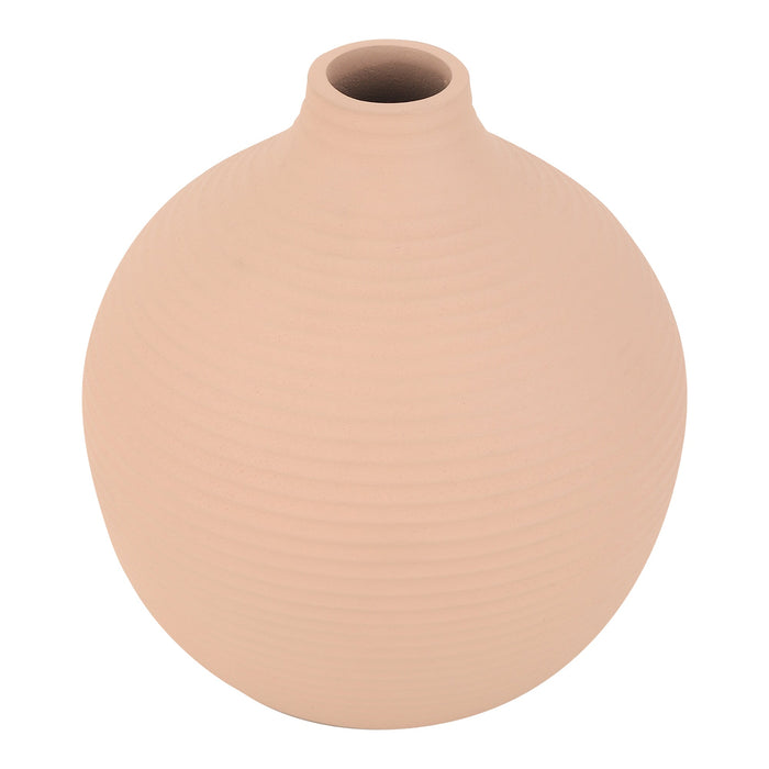 Bella Peach Enamel Vase M.M.I. OVERSEAS