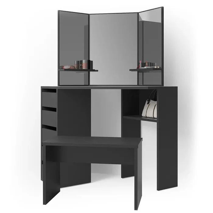 Bjorn Dressing Table with Mirror - Ouch Cart