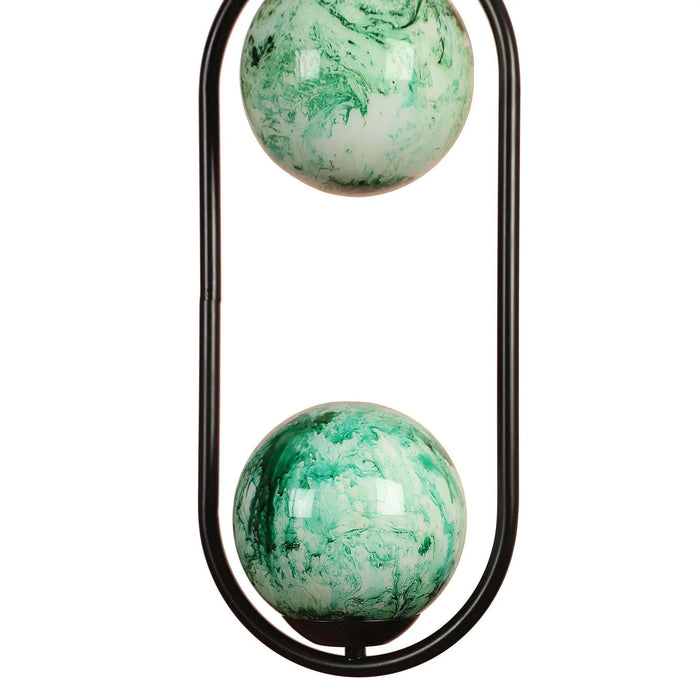 Black And Green Modern Metal Hanging Light - Ouch Cart