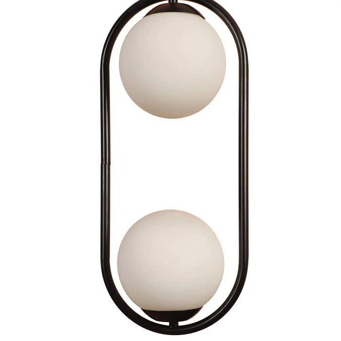 Black And White Modern Metal Hanging Light - Ouch Cart