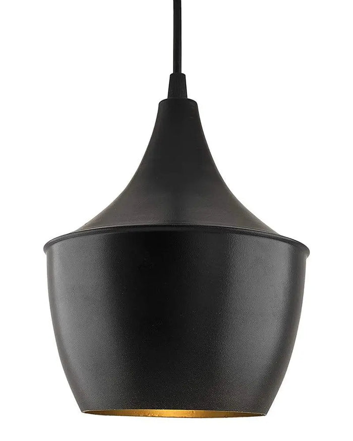 Black Metal Medium Pear Hanging Light for Home Decoration - Ouch Cart