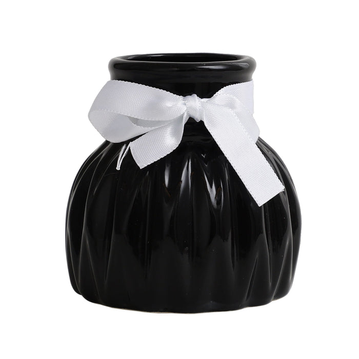 Black WaveCera Vase small M.M.I. OVERSEAS